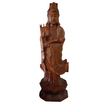 Tượng phật bà quan âm, tượng trang trí phong thủy - Đồ gỗ mỹ nghệ Đồng Kỵ